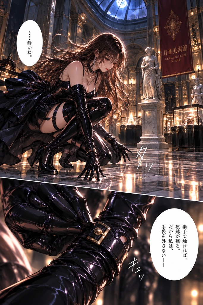 黒革の怪盗と、指先の契約