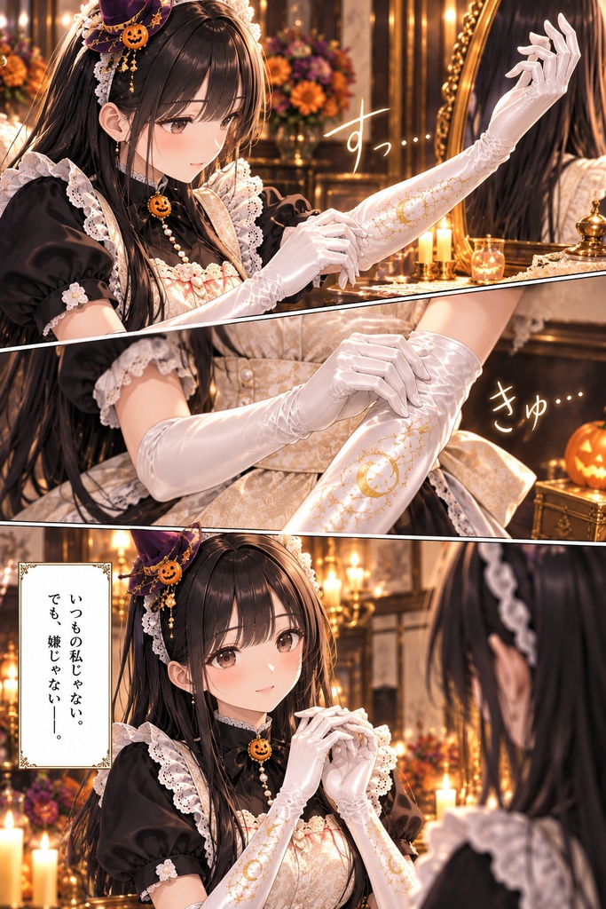 「はじめての白い手袋」ハロウィン編🎃