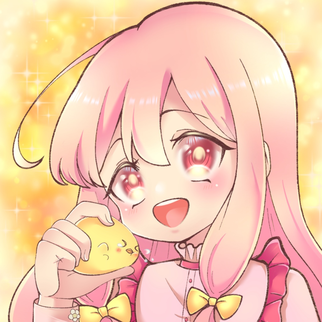 ぴよとなかよし缶バッジ