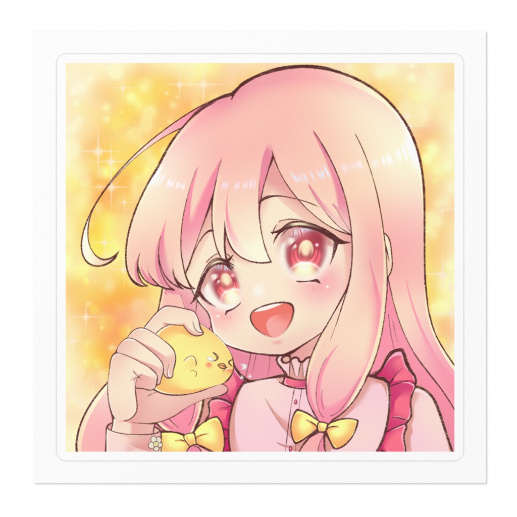 ぴよとなかよしステッカー