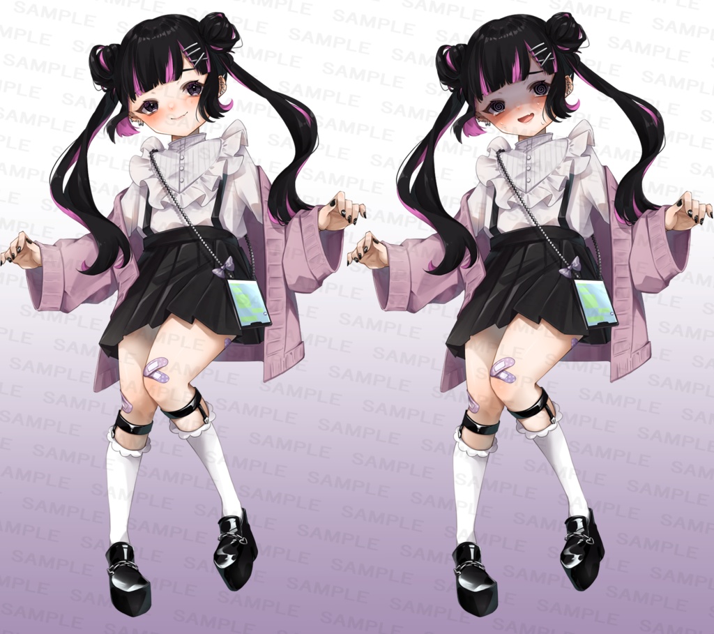 立ち絵素材『地雷系の少女』