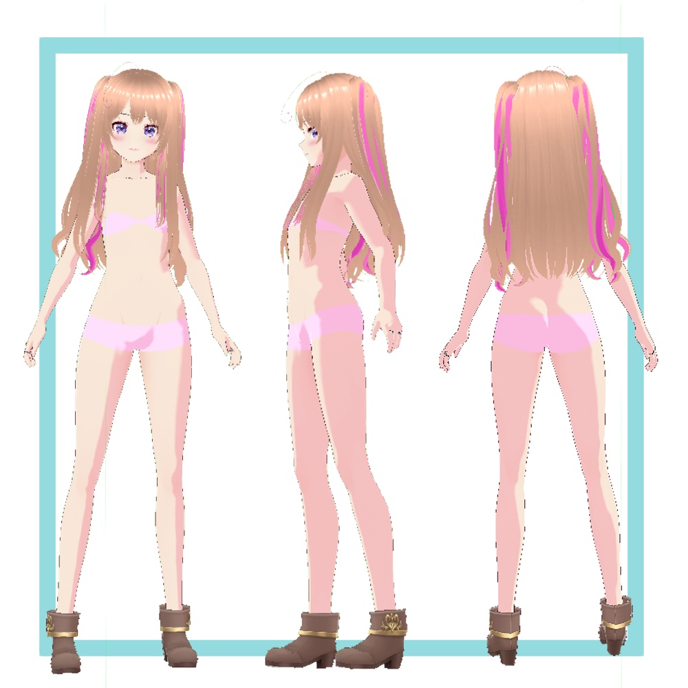 【VRoid製3Dモデル】かれん VRM形式