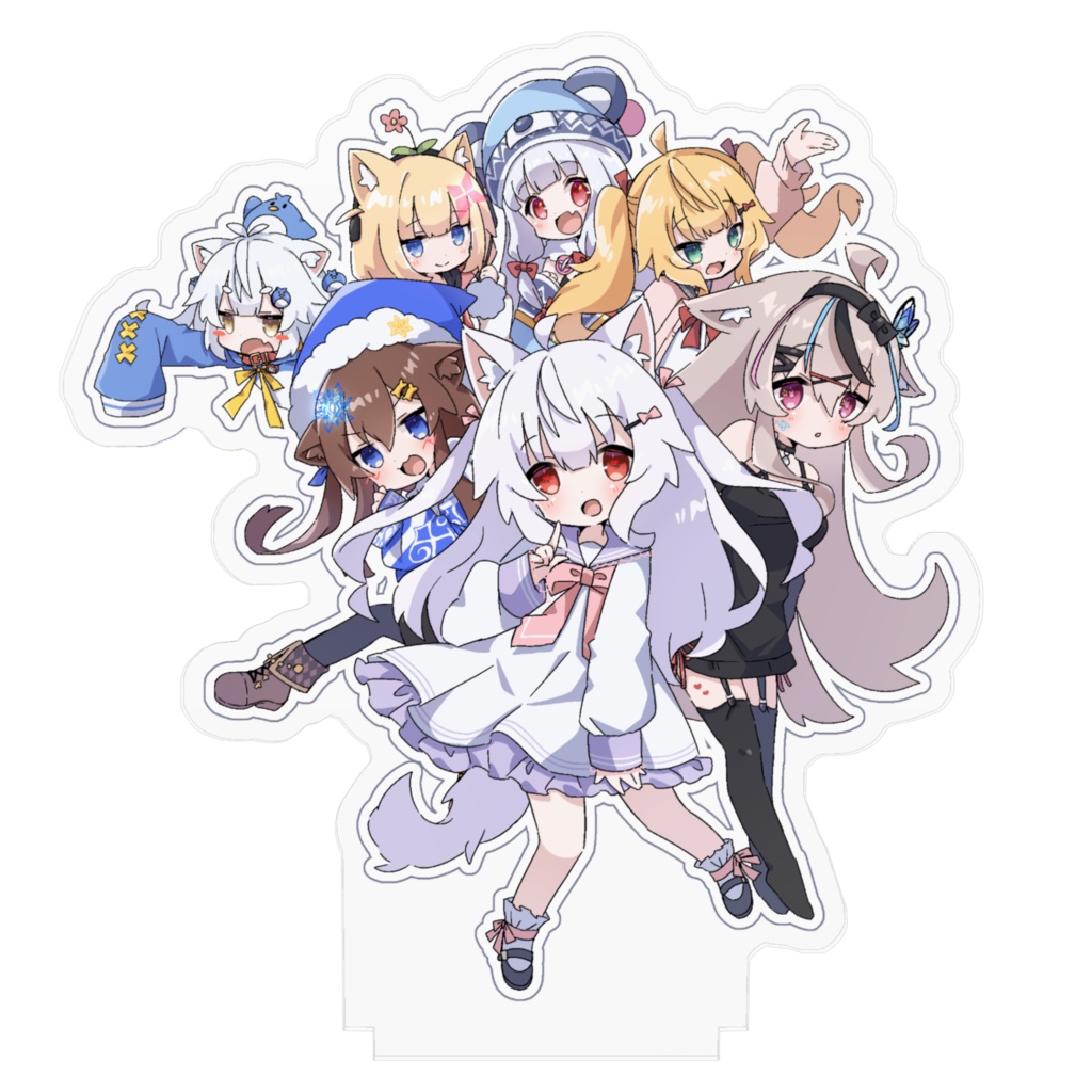 からぱりうぉーず!アクリルフィギュア