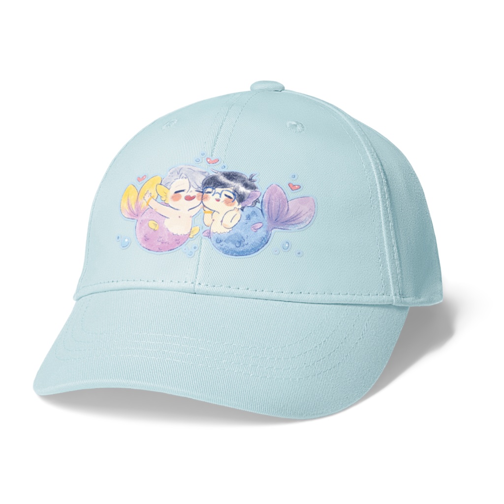 ヴィク勇ぽんぽん人魚キャップ