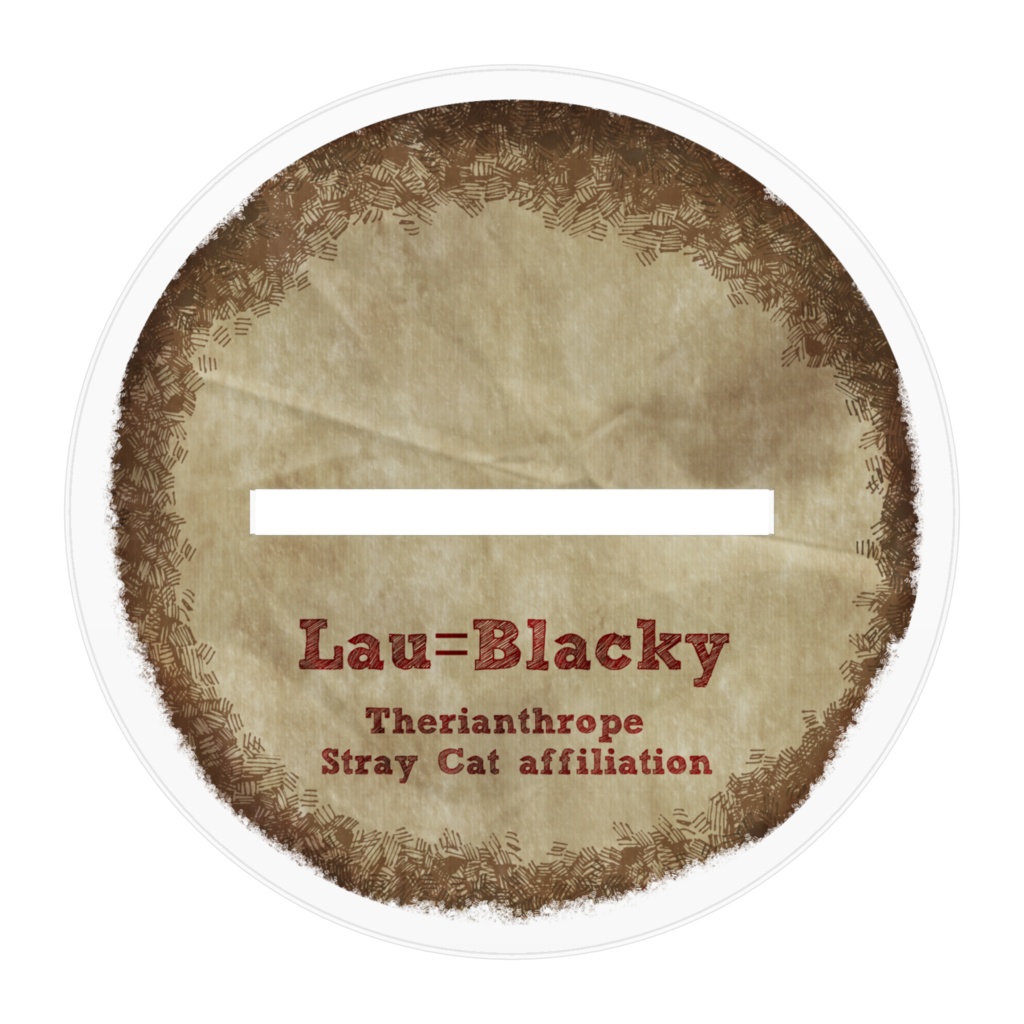 ラウ=ブラッキーアクリルフィギュア