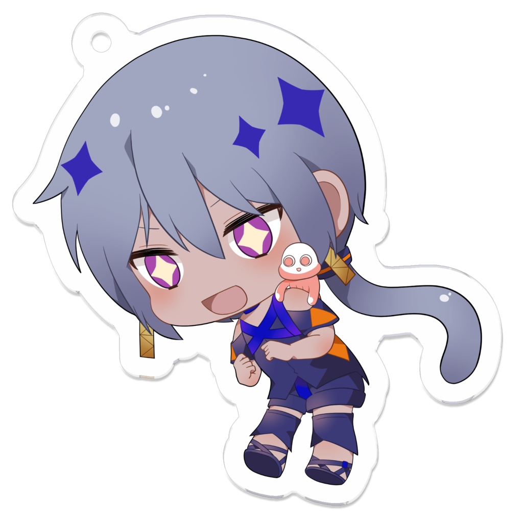 【非公式】きらきら烏星 アクリルキーホルダー