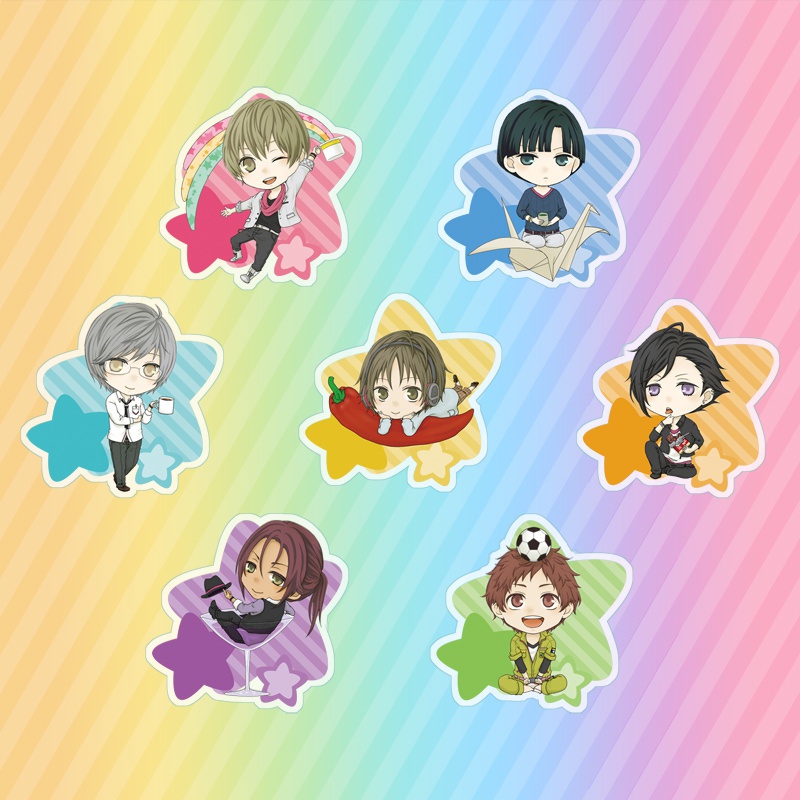 星型アクリルキーホルダー