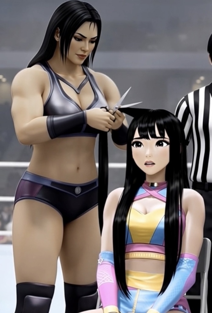 カンナの断髪(haircut)