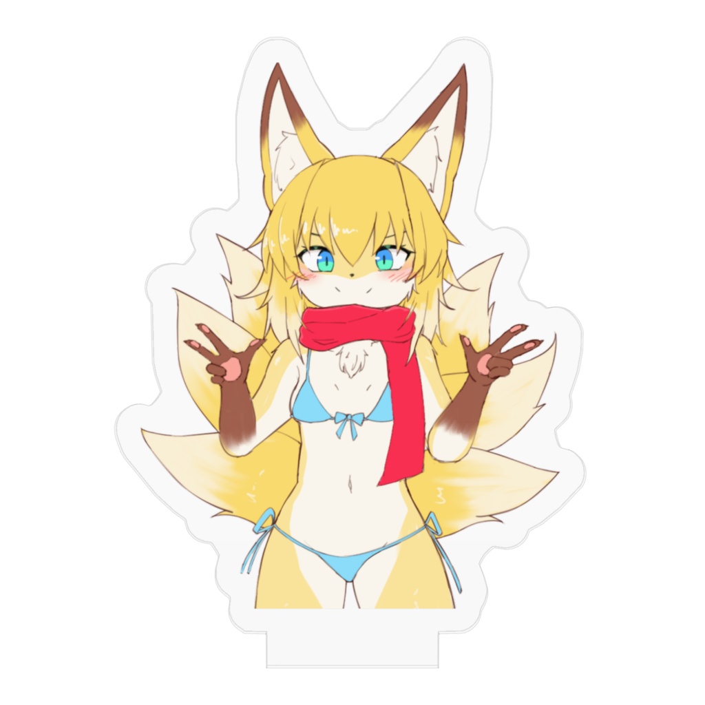 MBMキツネちゃんのアクリルフィギュア
