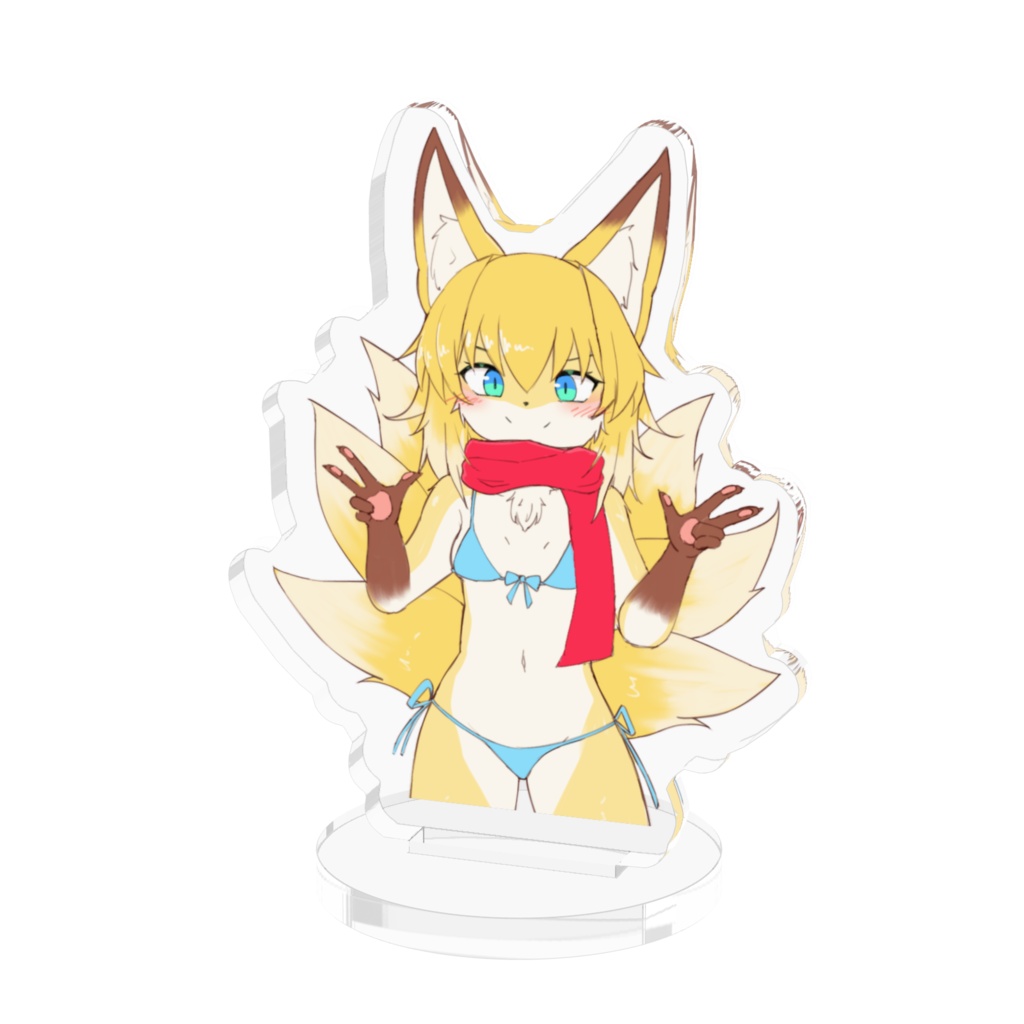 MBMキツネちゃんのアクリルフィギュア