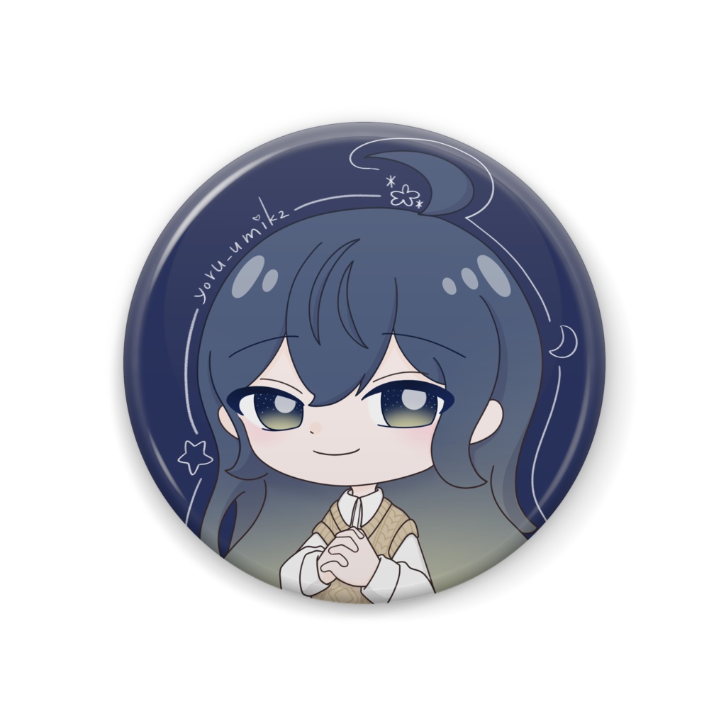 【常設】缶バッジよるちゃんver.らくがき通常衣装