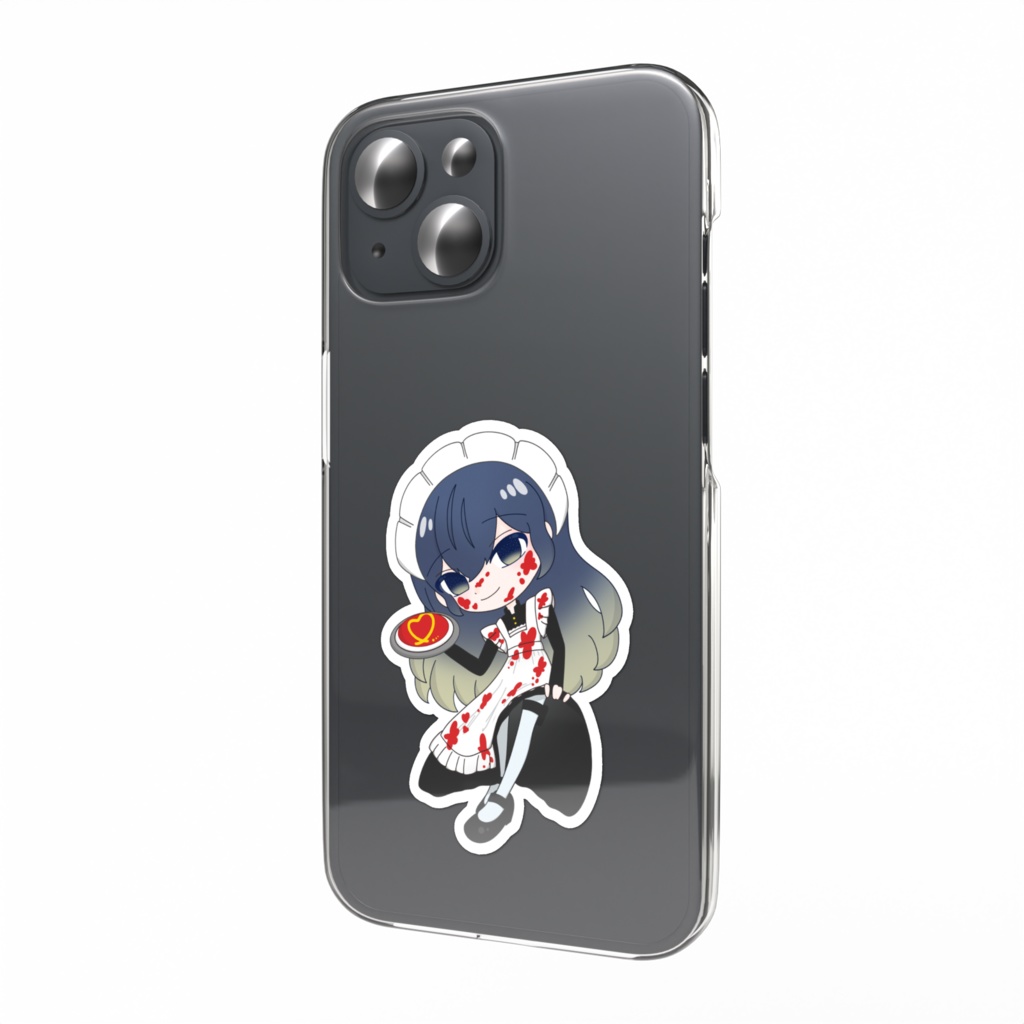 【季節限定販売-spring-】ケチャまみれメイドよるちゃんステッカー