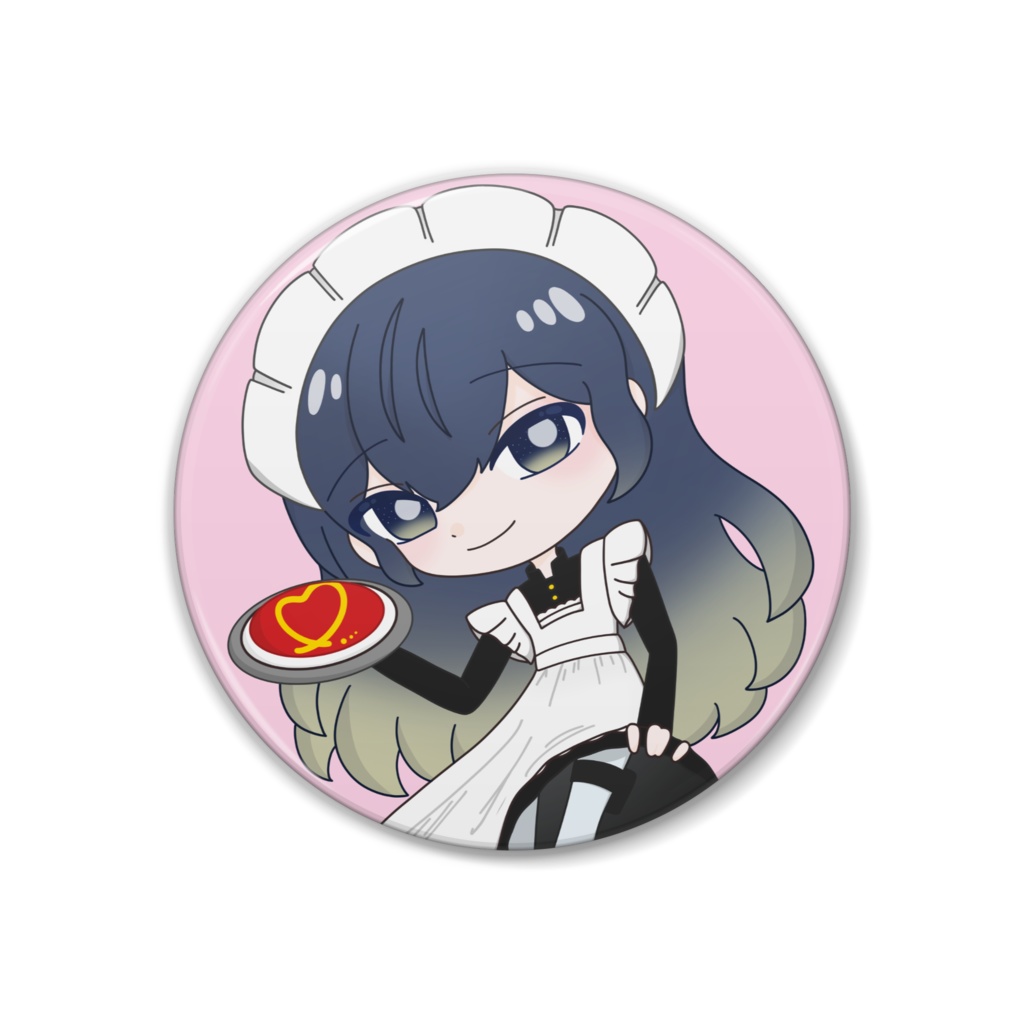 【季節限定販売-spring-】メイドよるちゃん缶バッジ
