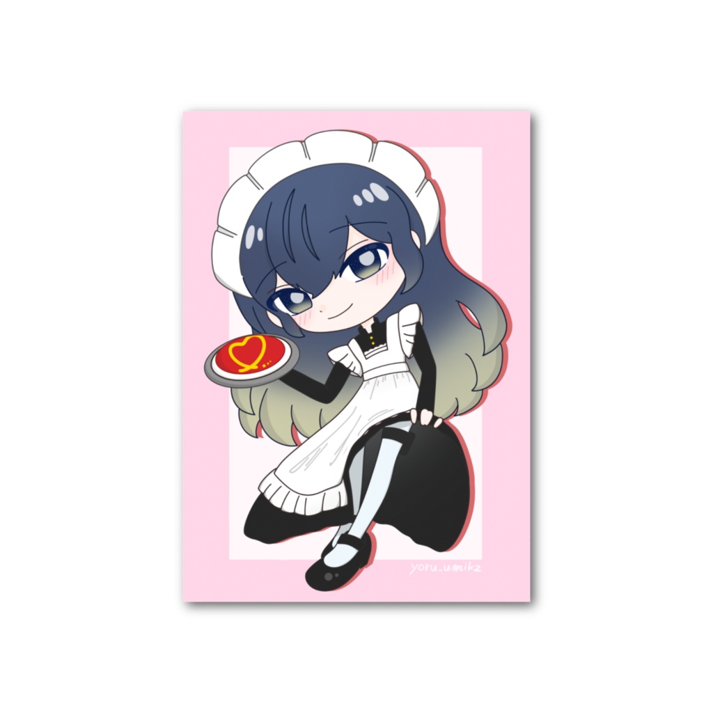 【季節限定販売-spring-】メイドよるちゃんフォトカード