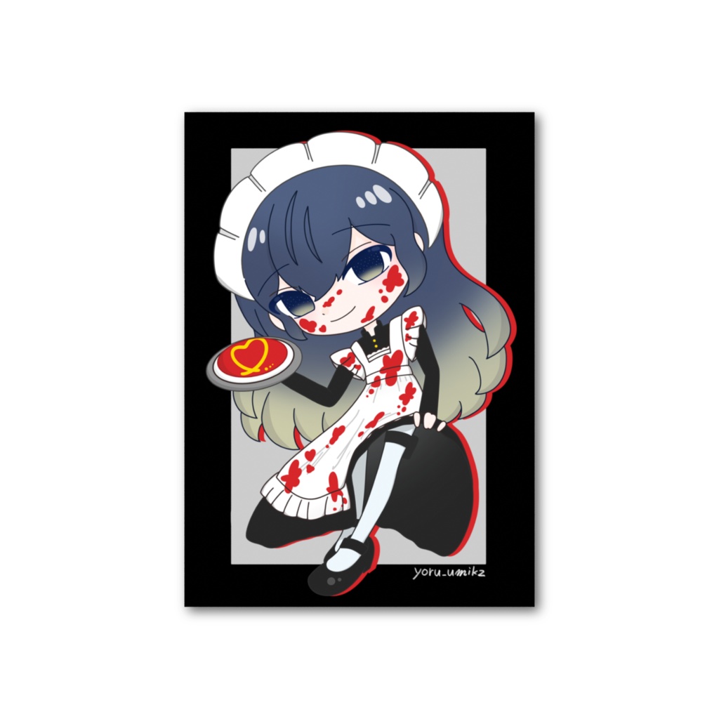 【季節限定販売-spring-】ケチャまみれメイドよるちゃんフォトカード