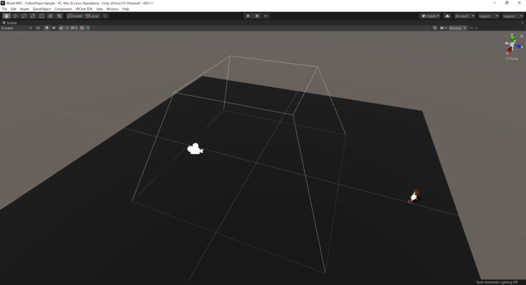 【VRCワールドギミック】特定のエリアに入るとアバターがマテリアルエラー風になるやつ