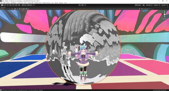 空間歪ませシェーダー