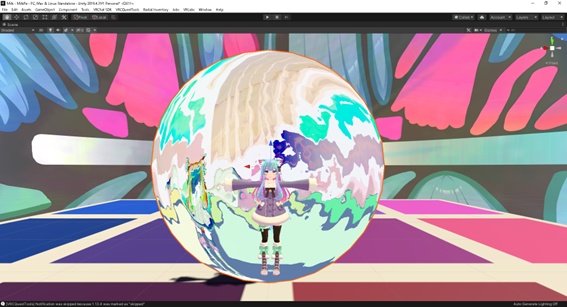 空間歪ませシェーダー