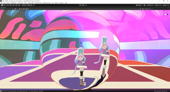 空間歪ませシェーダー