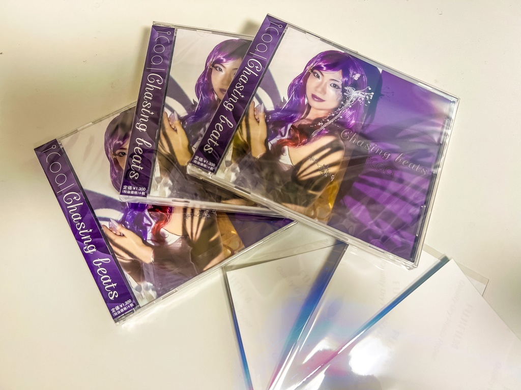 iCoa 1st single「Chasing beats」【初回限定版・3枚セット】