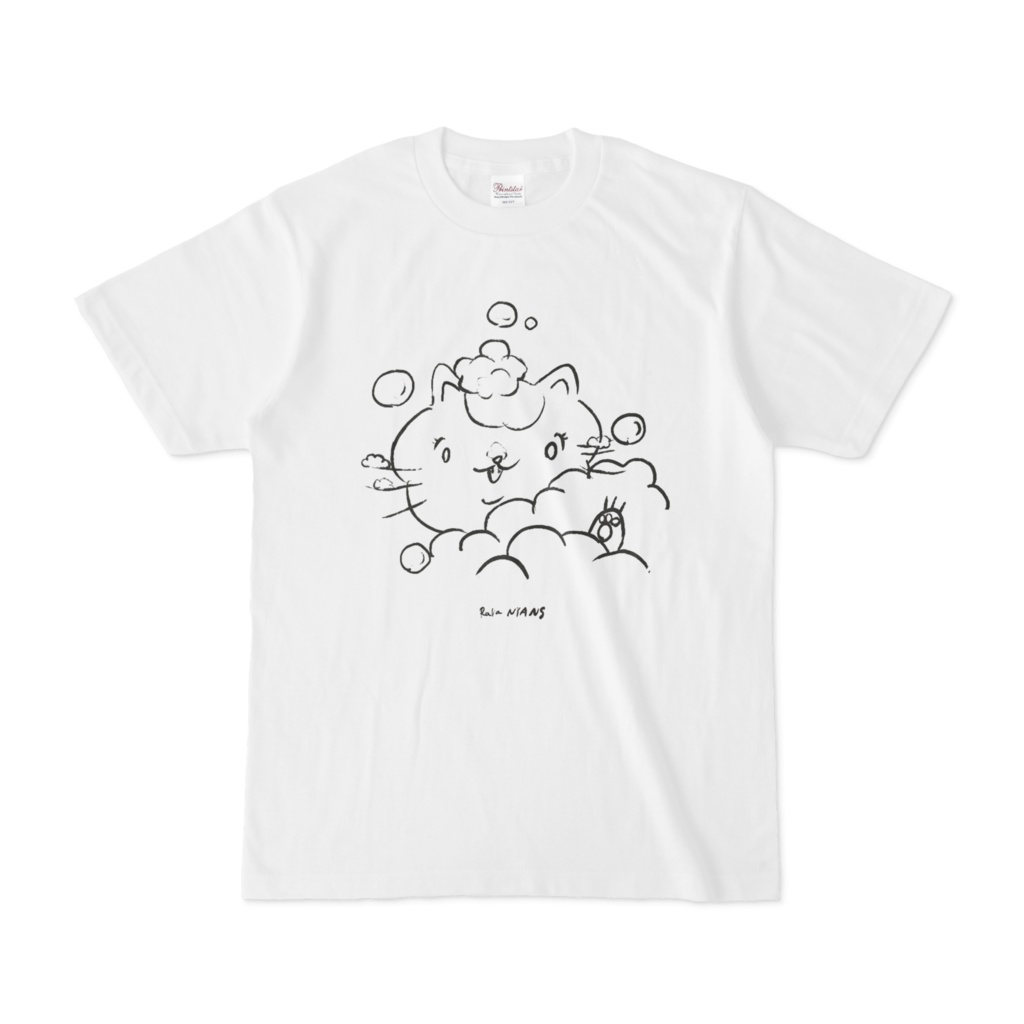 あわあわバスタイムラニー Tシャツ ホワイト