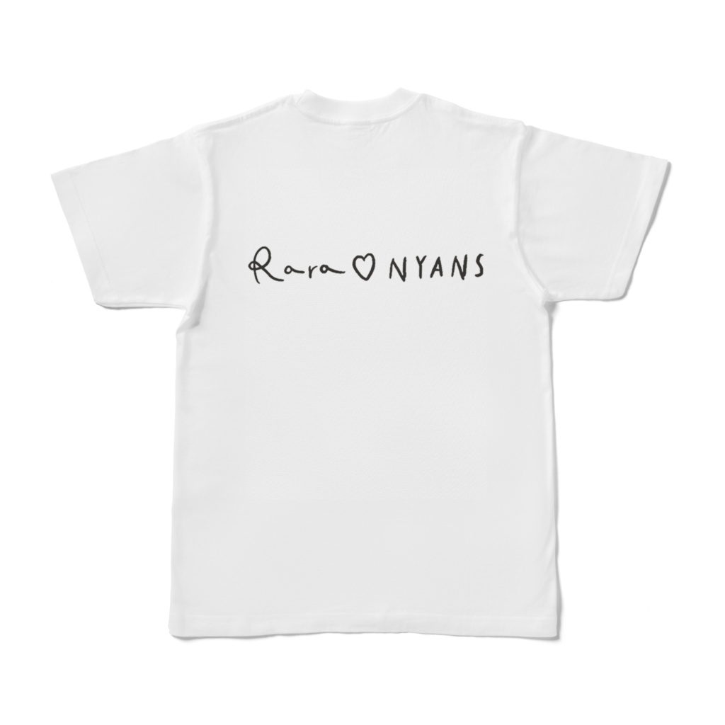 チームララニャンズ Tシャツ ホワイト