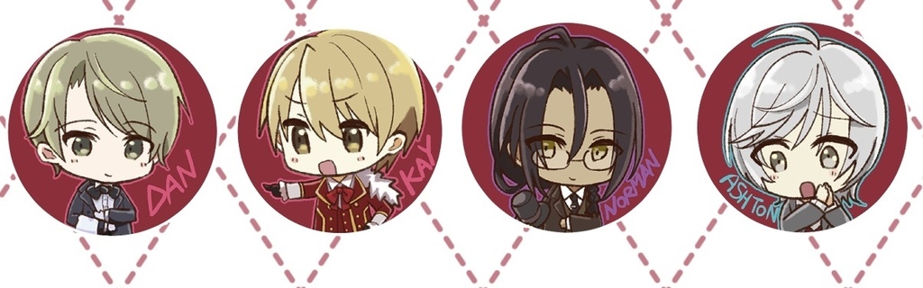 演目缶バッジストラップ