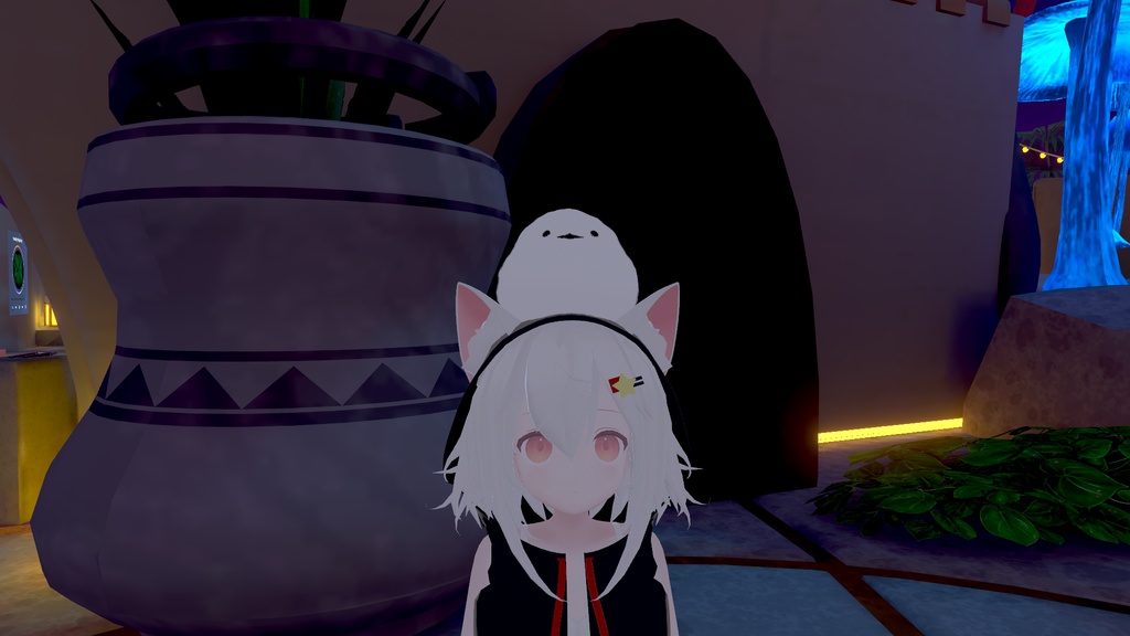 【VRChat想定】もふもふシマエナガ
