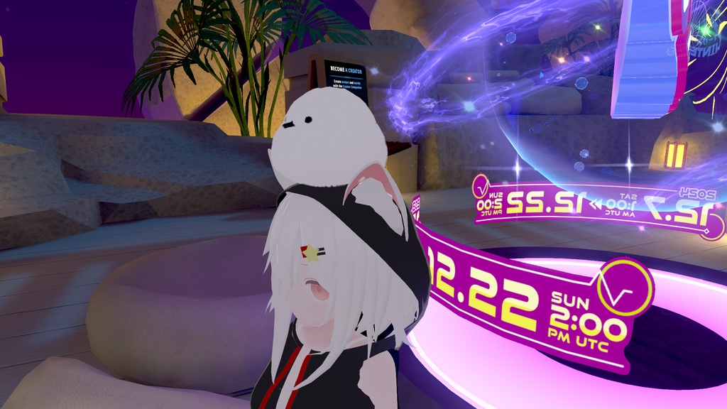 【VRChat想定】もふもふシマエナガ