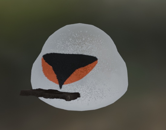 【VRChat想定】もふもふシマエナガ