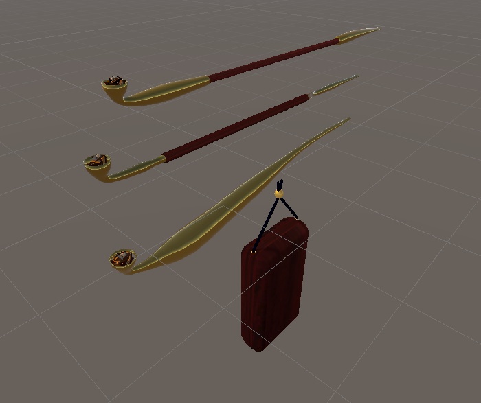 煙管~やっつけ根付を添えて~