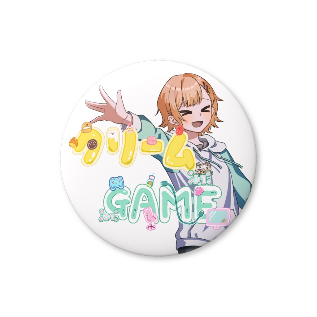 【クリームGAME】缶バッジ