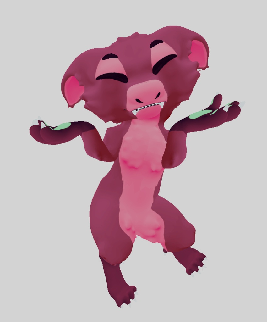 VRChat Manokit (Fox/Shark) Furry Avatar, VRM and LIV