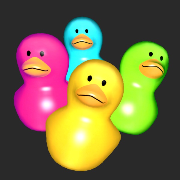 キュッと鳴くアヒル Squeaky Rubber Ducky