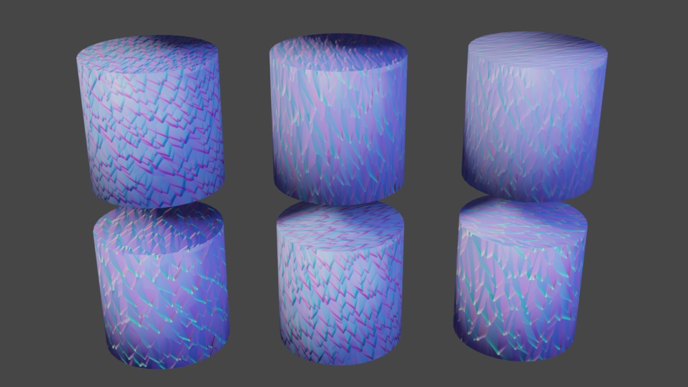 ファーノーマルマップ 6種 Stylized Fur Normal Maps
