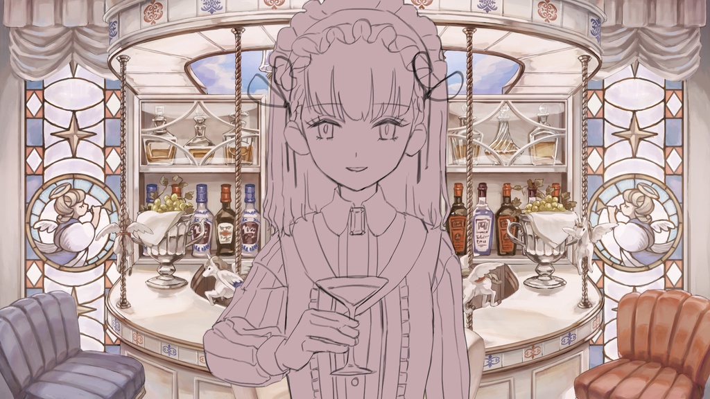【静止画背景】 Bar Heaven