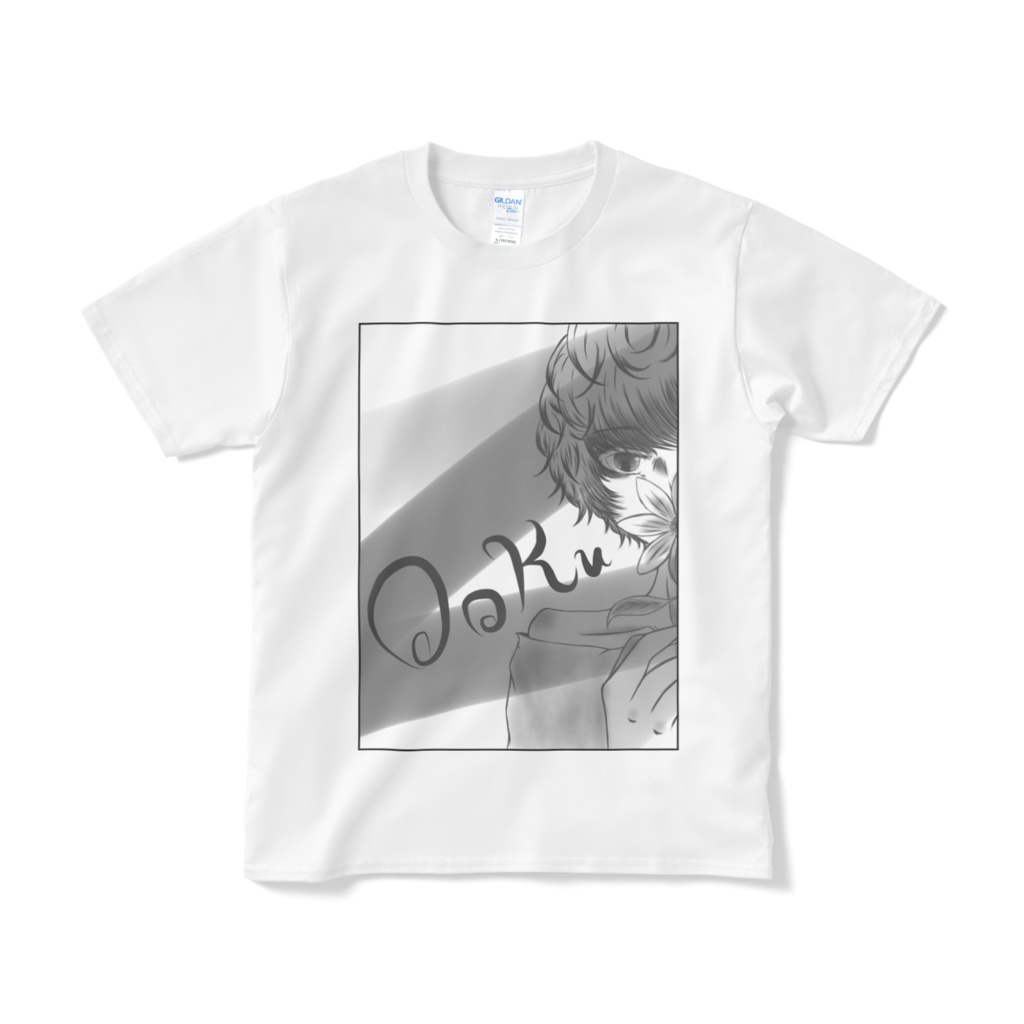 モノクロTシャツ【おーく】