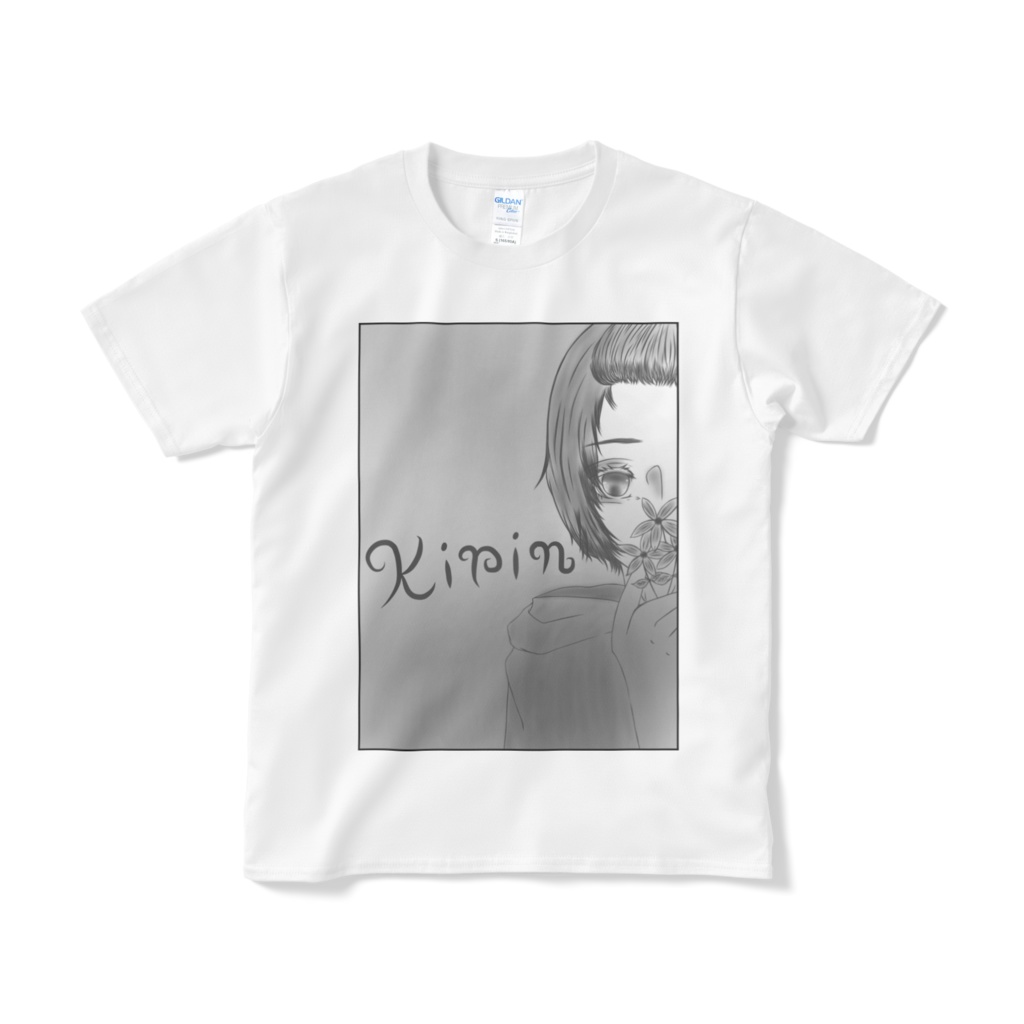 モノクロTシャツ【麒麟。】