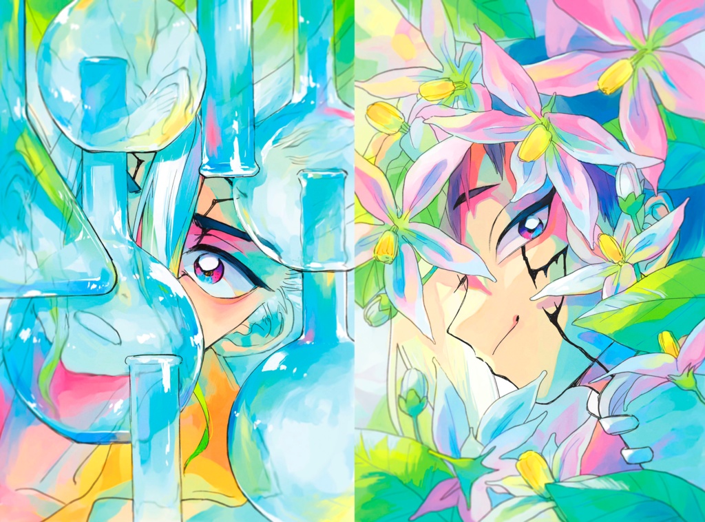 【dcst千ゲ】the Blue（イラスト本）