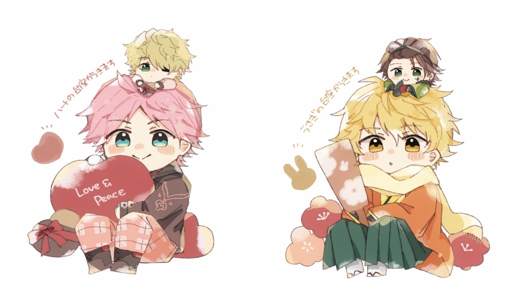 ちんまり乗せアクスタ