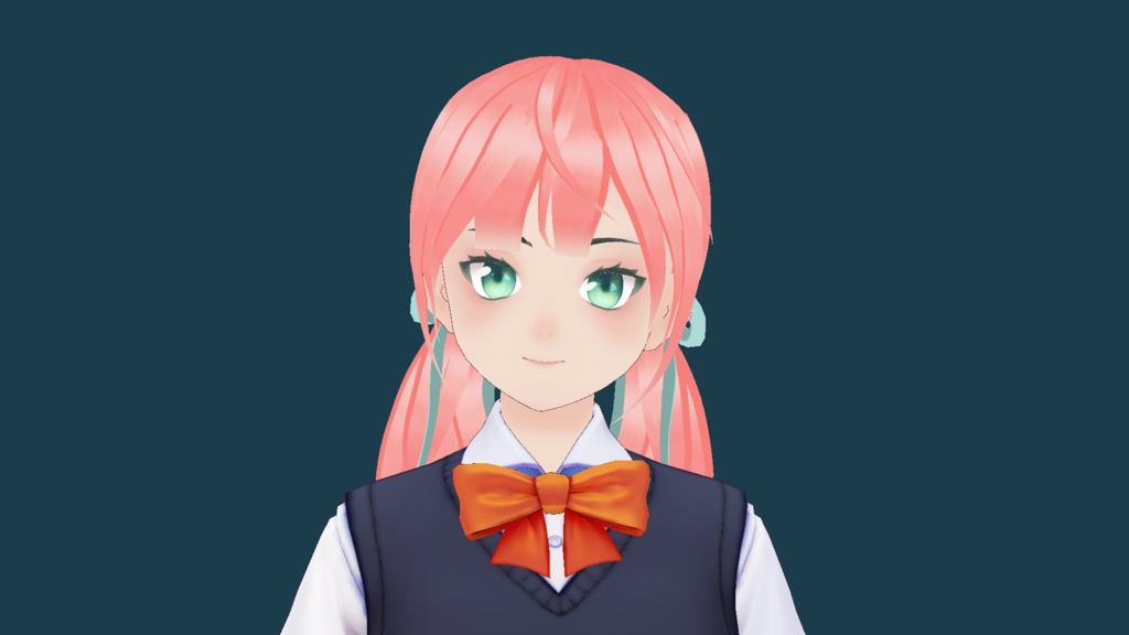 VRoid twintail hair preset
