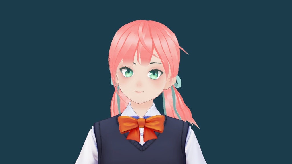 VRoid twintail hair preset