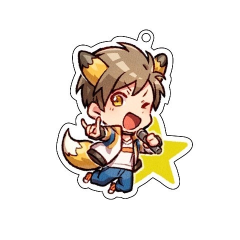 ★アクリルキーホルダー -キツネ-