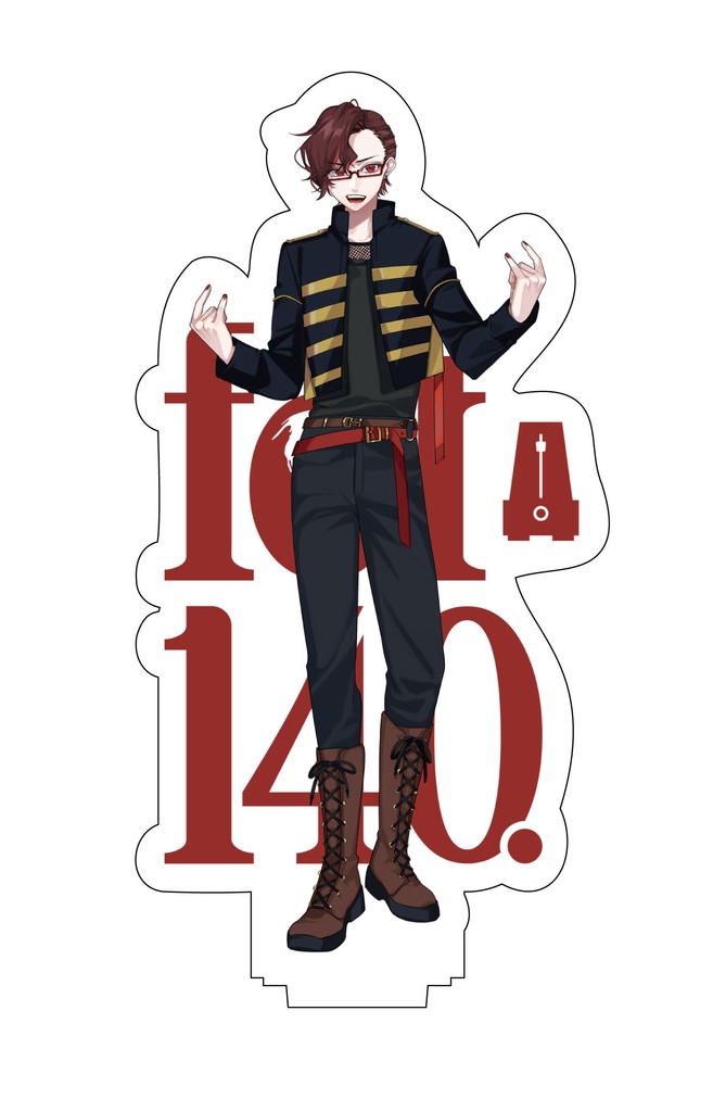 【for140.】ﾀﾗﾁｵ【アクリルスタンド】