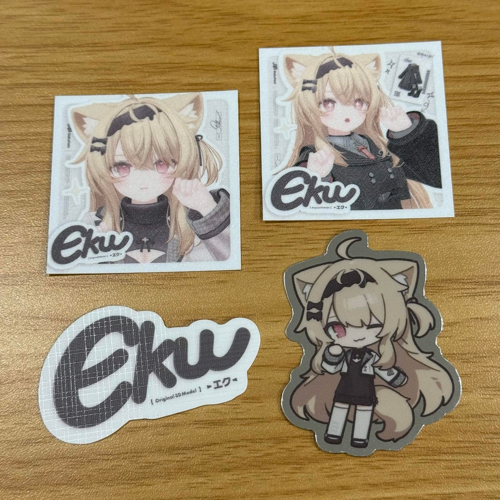 特殊仕様ポストカードセット & ステッカーパック (エク) 【受注生産】