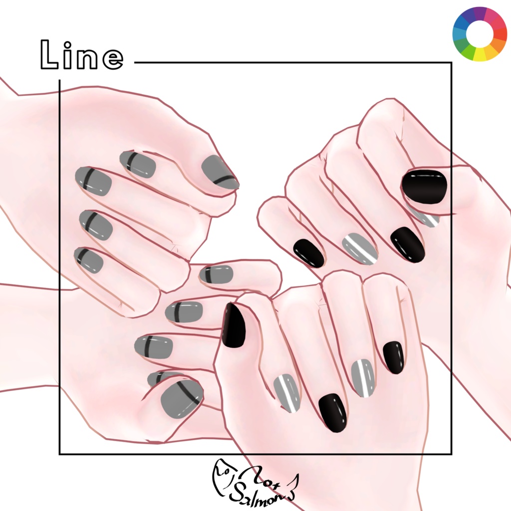 【無料あり】Nail Texture Set 【萌用】