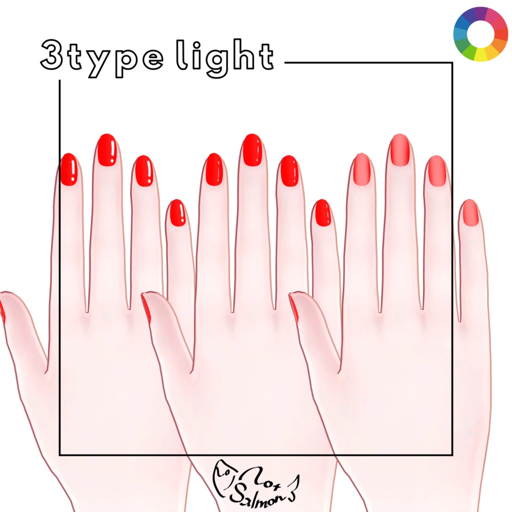 【無料あり】Nail Texture Set 【萌用】