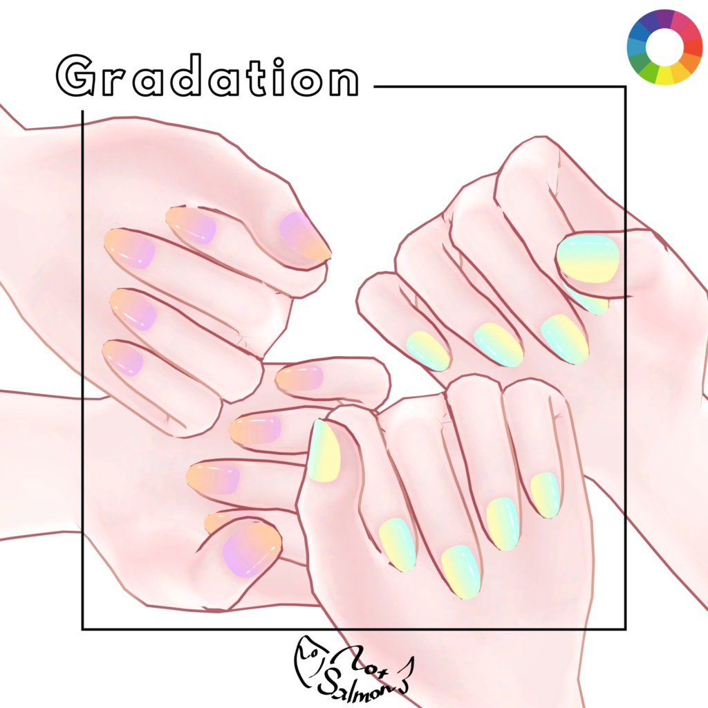 【無料あり】Nail Texture Set 【萌用】