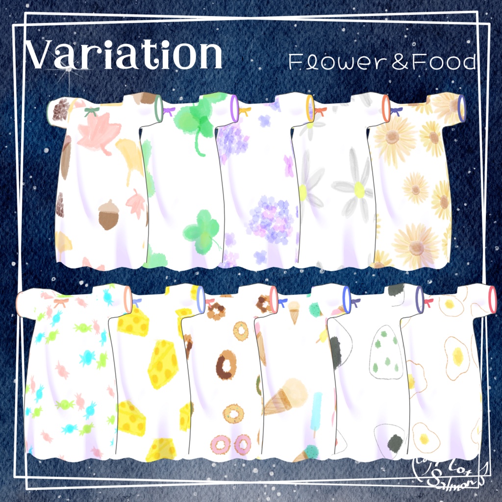 ドレス風ぱじゃま【複数アバター対応】