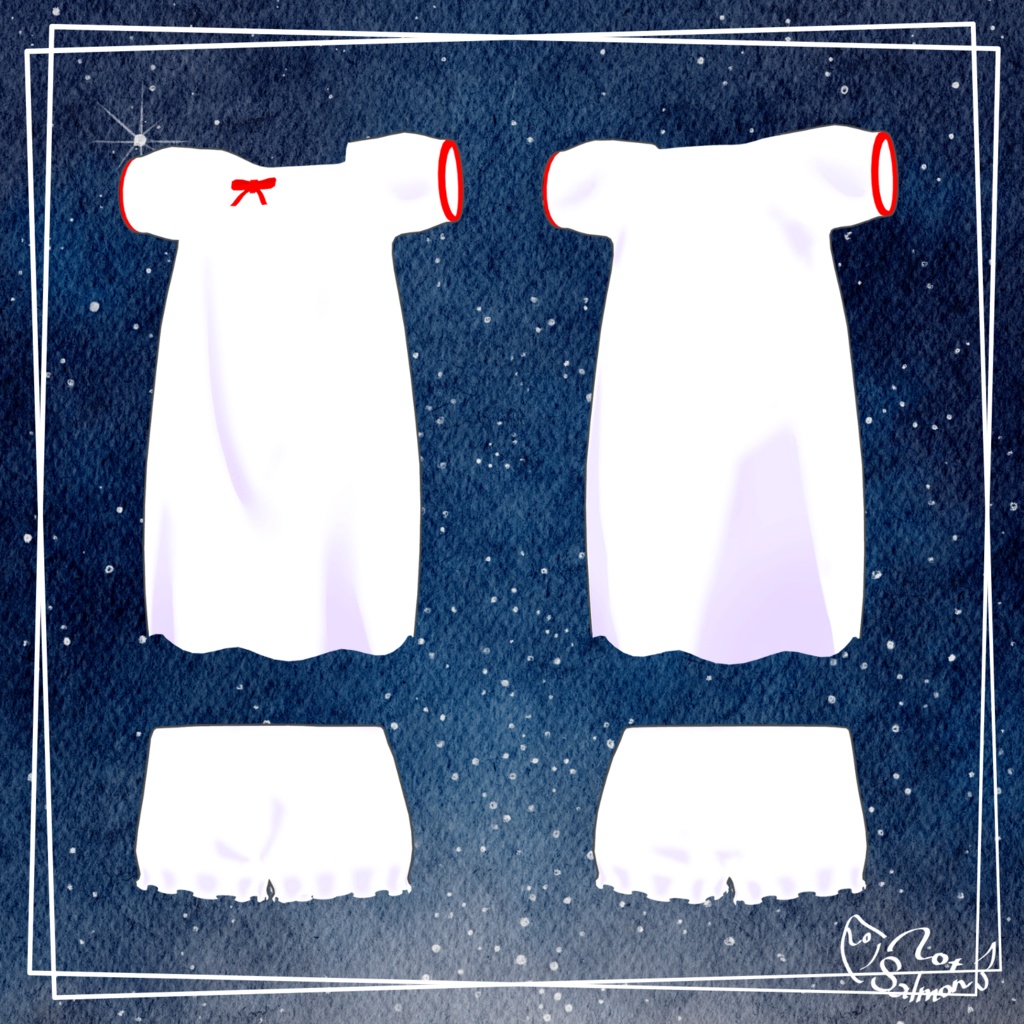 ドレス風ぱじゃま【複数アバター対応】